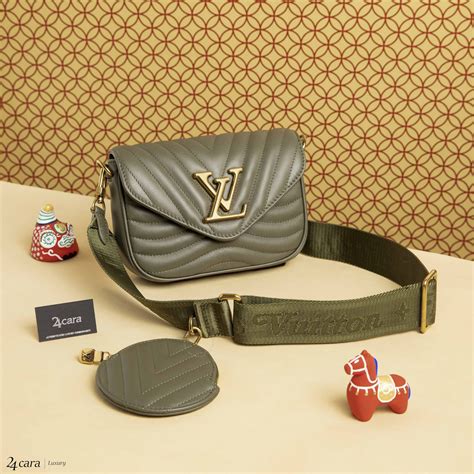 louis vuitton new wave multi-pochette khaki|Louis Vuitton sac new wave.